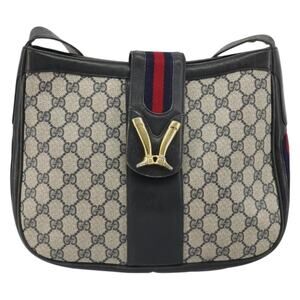 Gucci GG Supreme Shoulder Bag Blue
